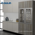 Melamine Wall Cabinets Wooden household Simple kitchen cabinet design Factory